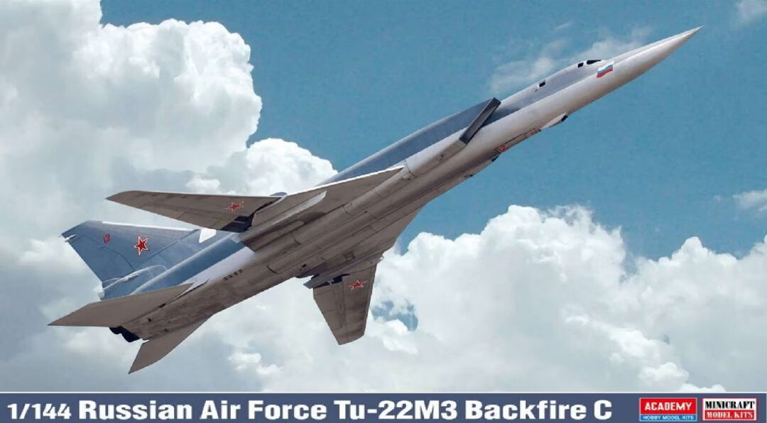 Academy 12636 1/144 RUSSIAN AF CIRCA 1985: TU-BACKFIRE (8950411198701)