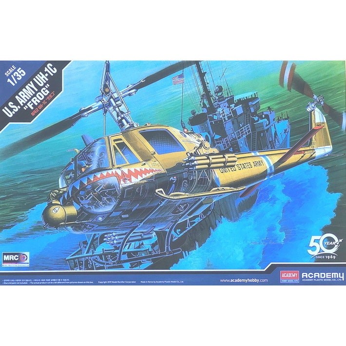 Academy 12112 1/35 U.S.ARMY UH-1C "FROG" (8157362028781)