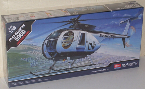 Academy 12249 (1643)1/48 HUGHES 500D POLICE (8225539850477)