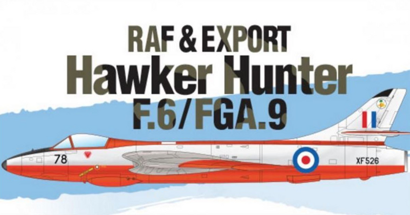 Academy 12312 1/48 RAF HAWKER HUNTER F.6/FGA.9 - Hobby City NZ