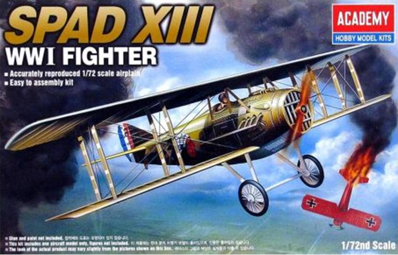 Academy 12446 1/72 SPAD XIII WWI FIGHTER -1623 - Hobby City NZ