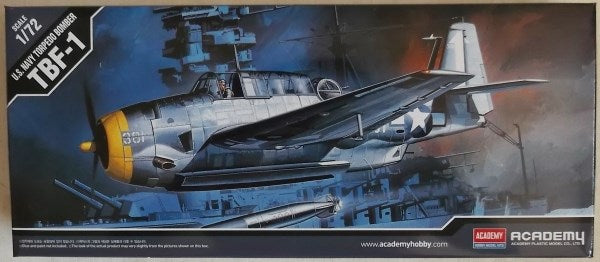 Academy 12452 (1651) 1/72 TBF-1 - Hobby City NZ