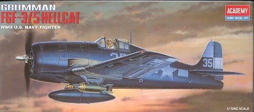 Academy 12481 1/72 F6F-3/5 HELLCAT -2224 (8225535459565)