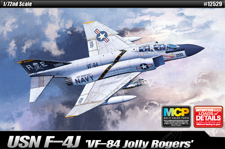 Academy 12529 1/72 F-4J "VF-84 Jolly Rogers" - Hobby City NZ