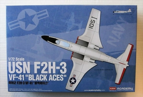Academy 1/72 USN F2H-3 VF-41 Black Aces
