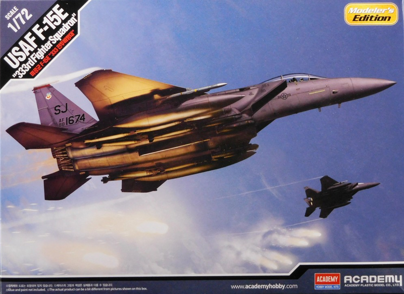 ACADEMY 12550 1/72 USAF F-15E "333rd FGTRSQ" - Hobby City NZ