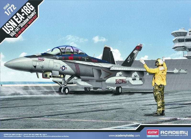 Academy 12560 1/72 EA-18G "VAQ-141 SHADOWHAWKS" (4526180925489)