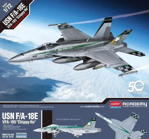ACADEMY 12565 1/72 USN F/A-18E VFA-195 CHIPPY HO (8294593921261)