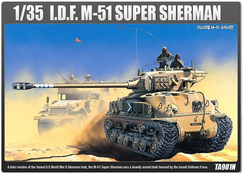 Academy 13254 (1363) 1/35 M51 SUPER SHERMAN IDF (8346765000941)
