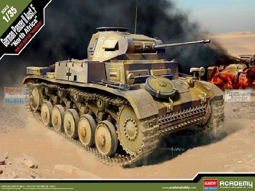 ACADEMY 13535 1/35 GERMAN PANZER II AUSF.F "NTH AFRICA" (8278322151661)