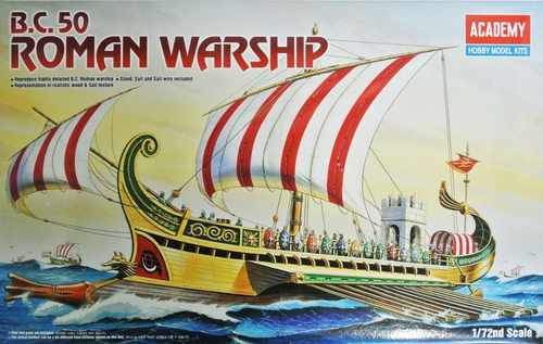 Academy 14207 1/72 B.C. ROMAN WARSHIP -1401 (8278103654637)