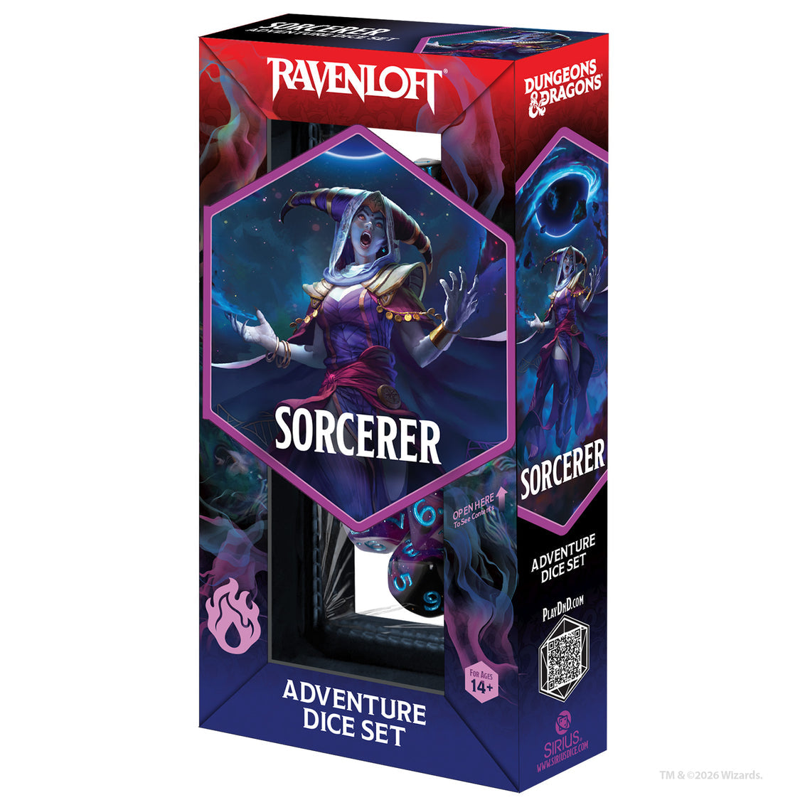 Dungeons & Dragons Adventure Dice Sorcerer: Purple - SDZ2002-35