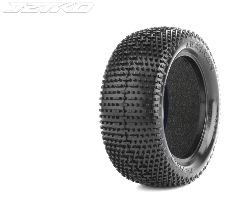 Jetko JKO2009US-6222BK 1/10 Buggy 4WD Front-DESIRER Ultra Soft With Open Cell Foam 6222BK 41mm Wide Insert NZRCA 1/10 Nationals Control Tyre 2025 (8949817311469)