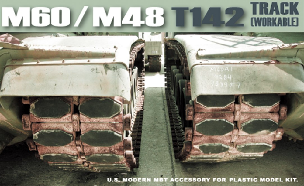 AFV Club AF35010 1/35 M60/M48 T142 Track Late Type Conversion Kit (8964648829165)