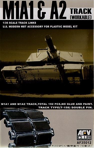 AFV Club AF35012 1/35 Big-Foot Track For M1A1/A2 Conversion Kit (8964696178925)