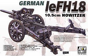 AFV Club 35050 1/35 German Lefh18 105mm Howitzer (9120450380013)