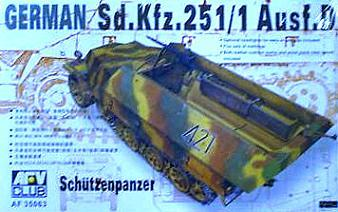AFV Club AF35063 1/35 German Sd.Kfz. 25 Ausf.D Half-Track (8964697030893)
