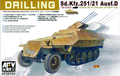 AFV Club AF35082 1/35 German Sd.Kfz.25 Ausf.D Drilling (8964697456877)