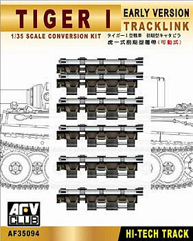 AFV Club AF35094 1/35 Tracklink For German Tiger I Early Version (Workable) (8964697850093)