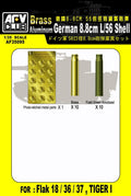 AFV Club AF35095 1/35 German 8.8cm L/56 Shell Case (Brass) (8964697981165)