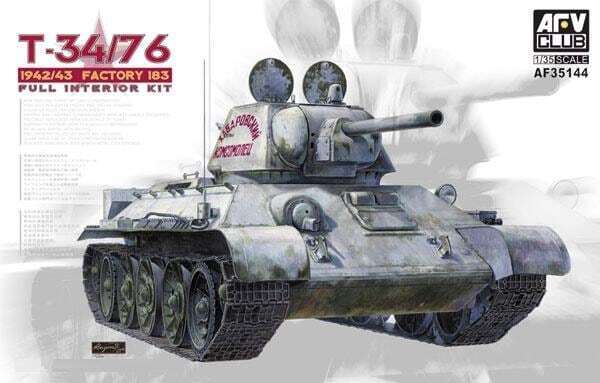 AFV Club AF35144 1/35 T34/76 Model 1942/43 Factory No.183 (Full Interior KIT) (8964699226349)