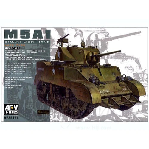 AFV Club AF35161 1/35 M5A1 Stuart Light Tank- Late Type - Hobby City NZ (8964699521261)