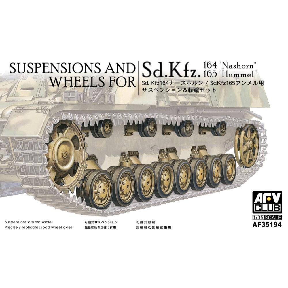 AFV Club AF35194 1/35 Suspensions And Wheels For Sd.Kfz.164 (8964700176621)