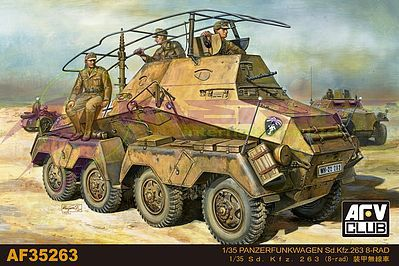 AFV Club 35263 1/35 Panzerfunkwagen Sd.Kfz.263 8-Rad (9120453066989)