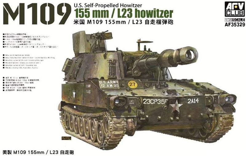 AFV Club AF35329 1/35 M109 155mm/L23 Howitzer - Hobby City NZ (8964702765293)