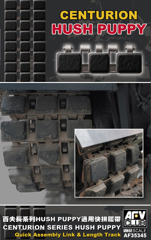 AFV Club AF35345 1/35 Centurion series Hush Puppy universal crawler track - Hobby City NZ (8964702896365)