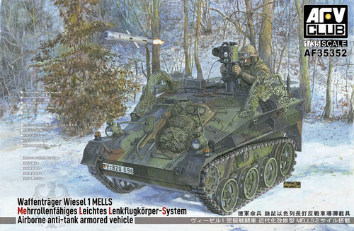 AFV Club 35352 1/35 WaffentrÃƒÆ’Ã†â€™Ãƒâ€šÃ‚Â¤ger Wiesel 1 MELLS (9120453918957)