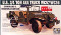 AFV Club 35S16 1/35 Wc57 3/4T Weapons Command Car (9120454050029)