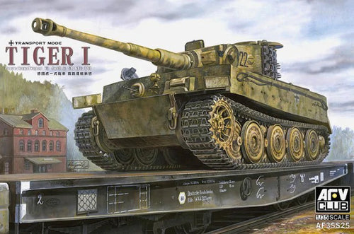 AFV Club AF35S25 1/35 Tiger I (Transport Mode) (8964703912173)