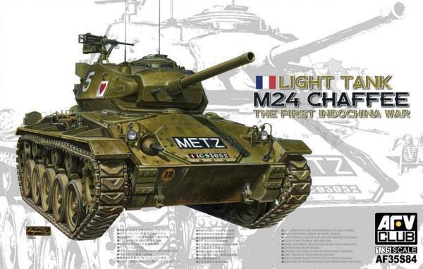 AFV Club AF35S84 1/35 M24 Chaffee The First Indochina War - French Army (8964704436461)