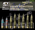 AFV Club AG35039 1/35 155mm Howitzer Ammo Set (Brass) (8964705059053)