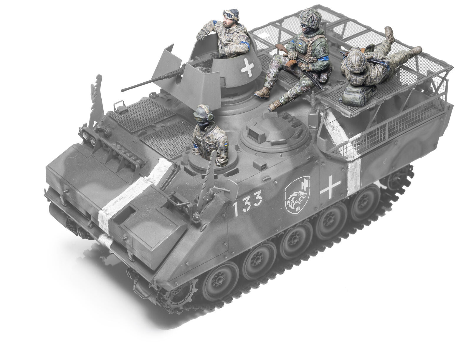 AFV Club HF772 1/35 Ukrainian YPR-765 PRI.50 APC Crew (4 Figures) (9120455229677)