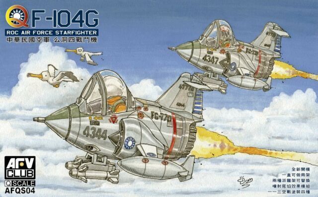 AFV Club QS04 Egg F-104G ROCAF Starfighter (8964705550573)