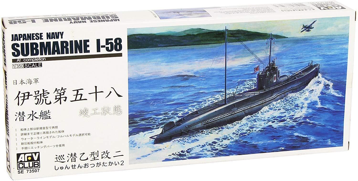 AFV Club SE73507 1/350 Japanese Navy Submarine I-58 (9120455786733)