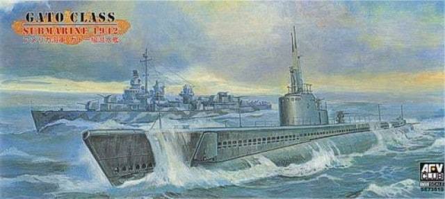 AFV Club SE73510 1/350 Gato Class Submarine 1942 - Hobby City NZ (8964706566381)