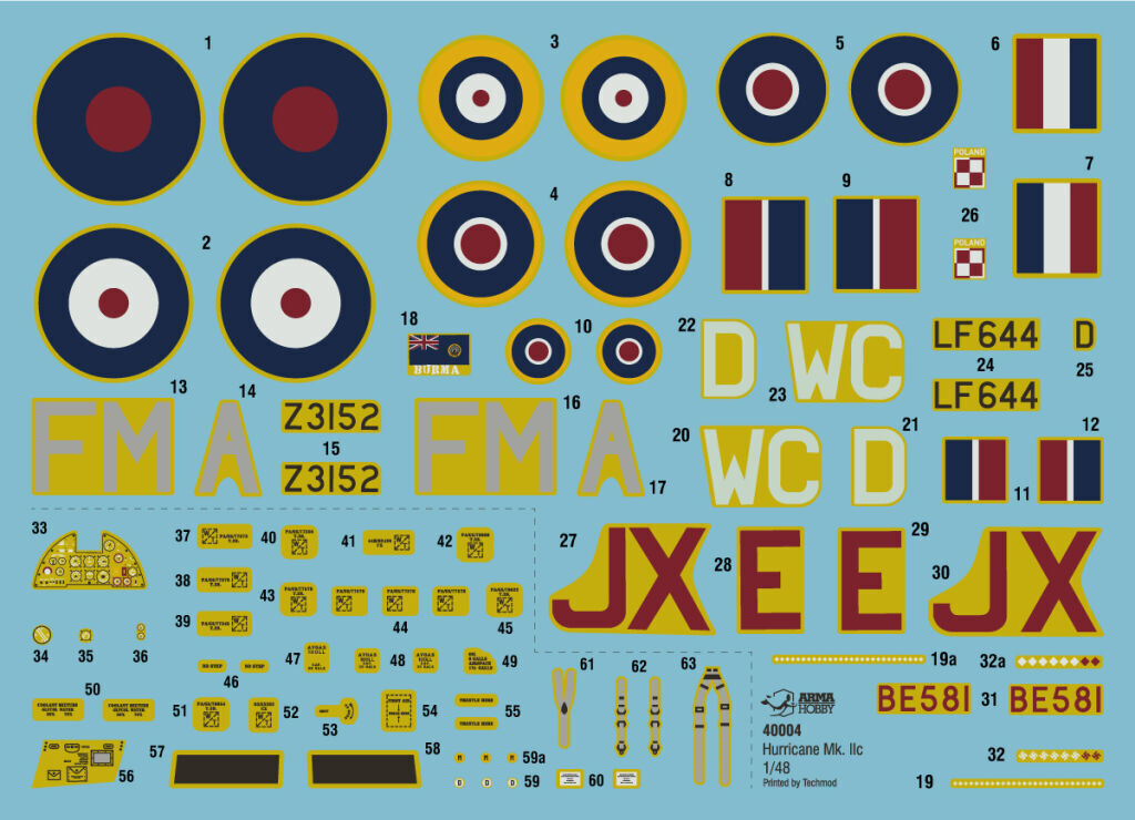 Arma Hobby AH40004 1/48 Hawker Hurricane Mk.IIc (9120455983341)