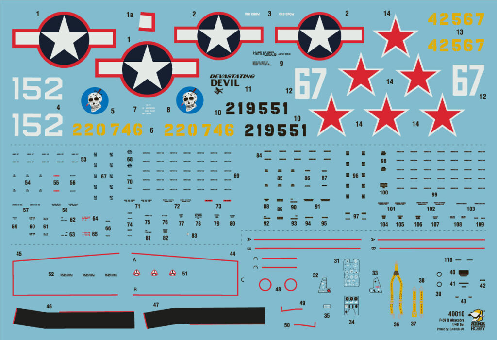 Arma Hobby AH40010 1/48 P-39 Q Airacobra (9120456016109)