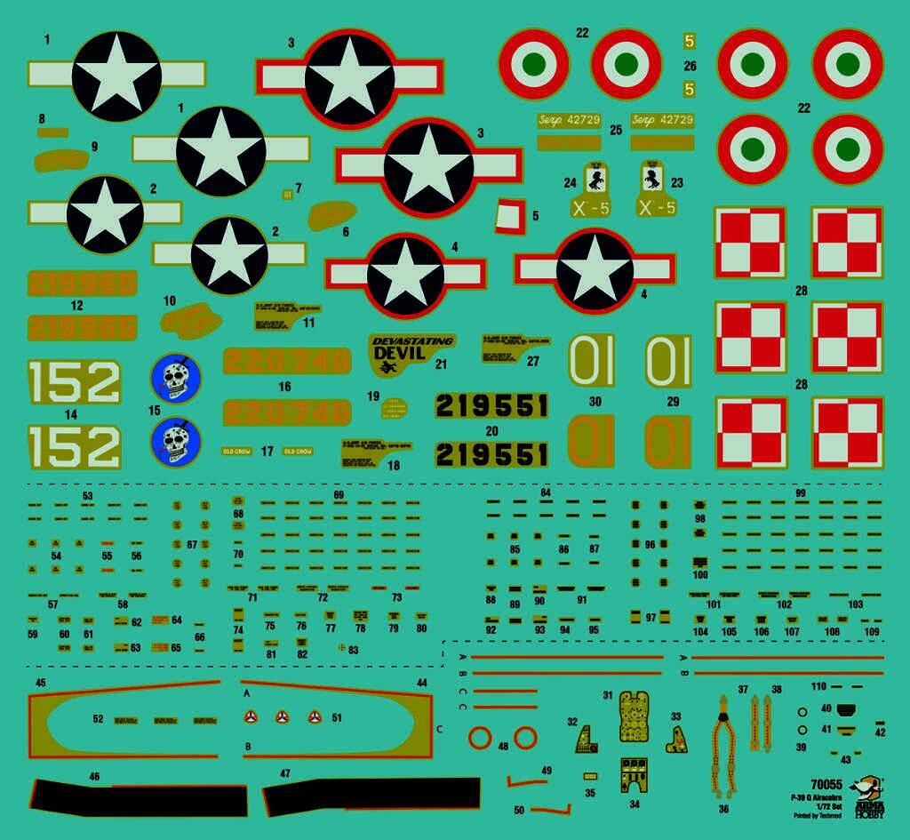 Arma Hobby AH70055 1/72 P-39Q Airacobra (9120456179949)