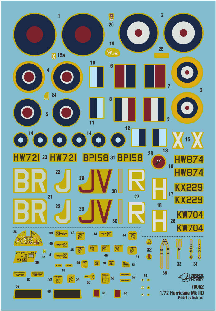 Arma Hobby AH70062 1/72 Hurricane Mk II D (9120456409325)