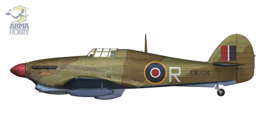 Arma Hobby AH70062 1/72 Hurricane Mk II D (9120456409325)