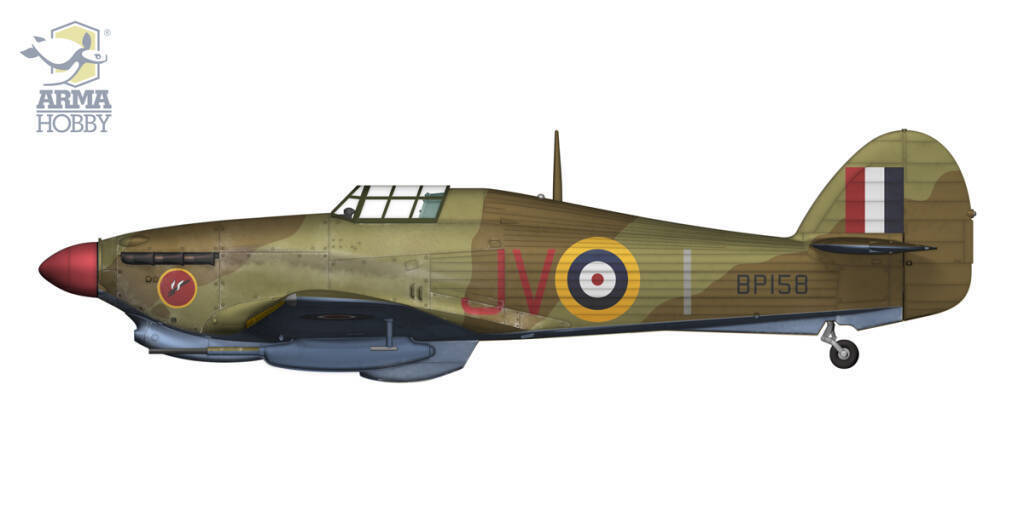 Arma Hobby AH70062 1/72 Hurricane Mk II D (9120456409325)