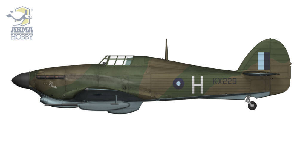 Arma Hobby AH70062 1/72 Hurricane Mk II D (9120456409325)