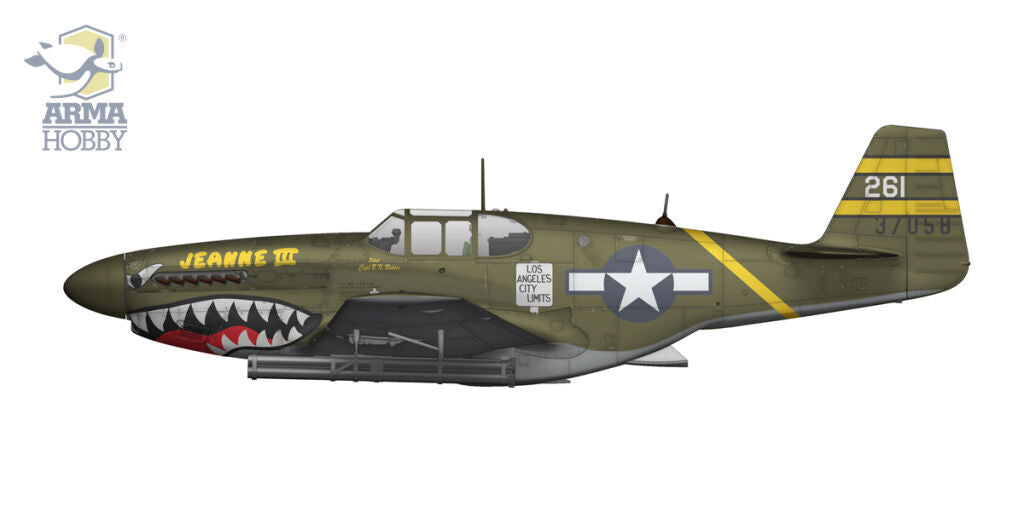 Arma Hobby AH70075 1/72 P-51B Mustang CBI (9120456507629)