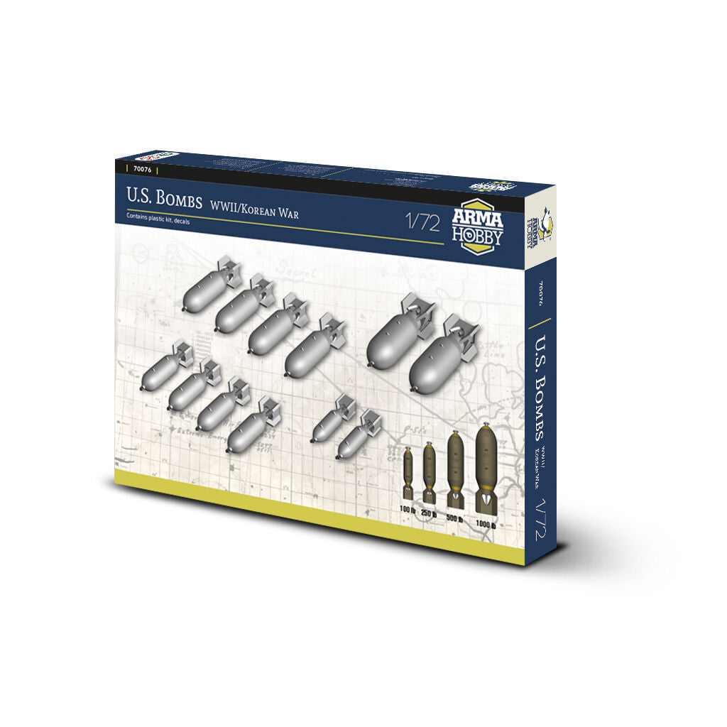 Arma Hobby AH70076 1/72 US Bombs WW2 (9120456573165)