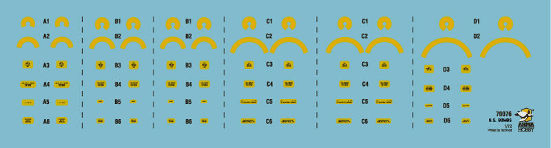 Arma Hobby AH70076 1/72 US Bombs WW2 (9120456573165)