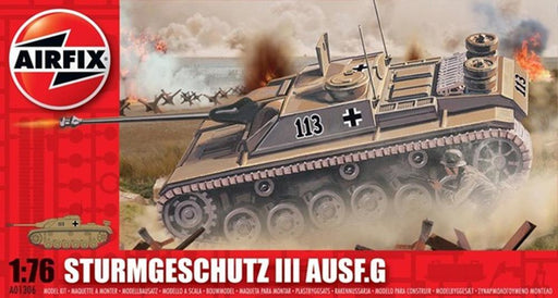 Airfix 01306V 1/76 Vintage Classics: StuG III 75mm Assault Gun (8339835879661)